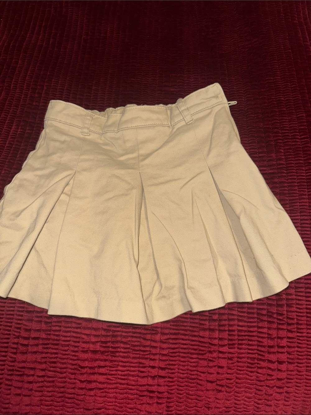 Gymboree Girls Khaki Pleated Skort